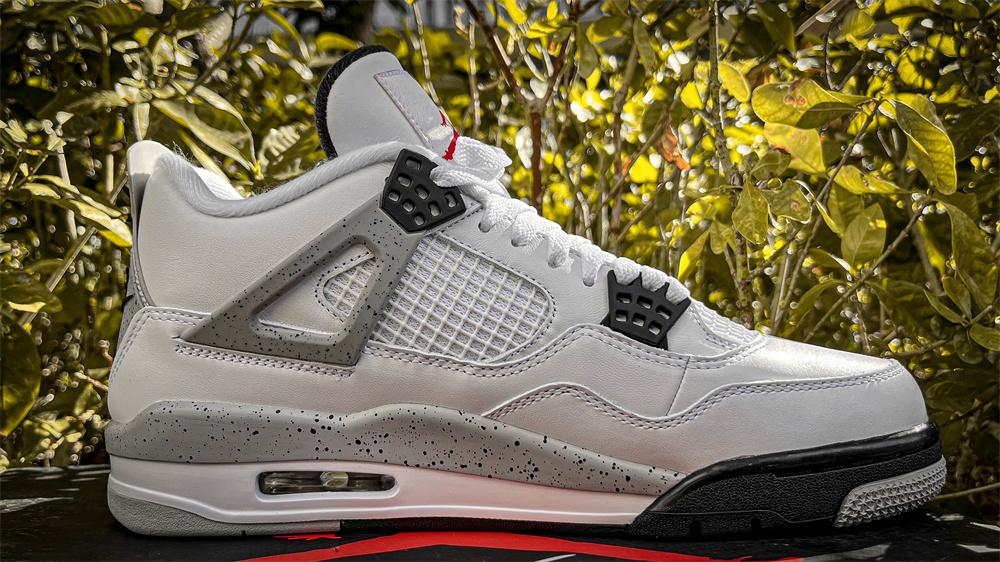 PK GOD Jordan 4 Retro White Cement RETAIL MATERIALS READY TO SHIP